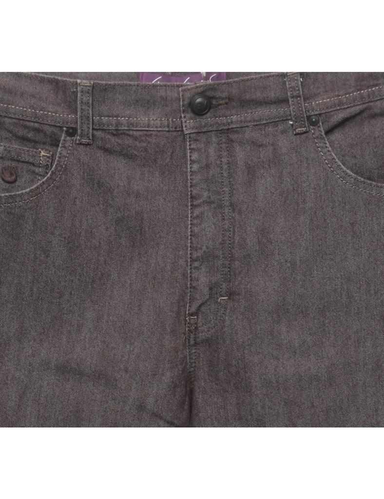 Plum Tapered Jeans - W34 L31