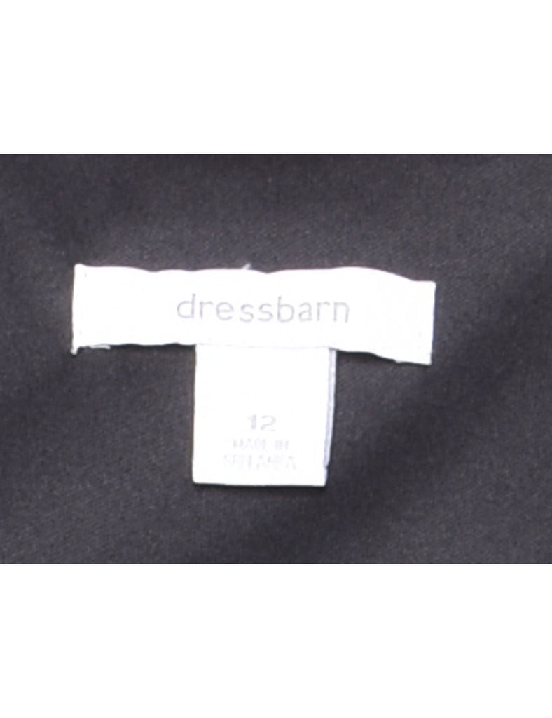 Polka Dot  Black Dress - M