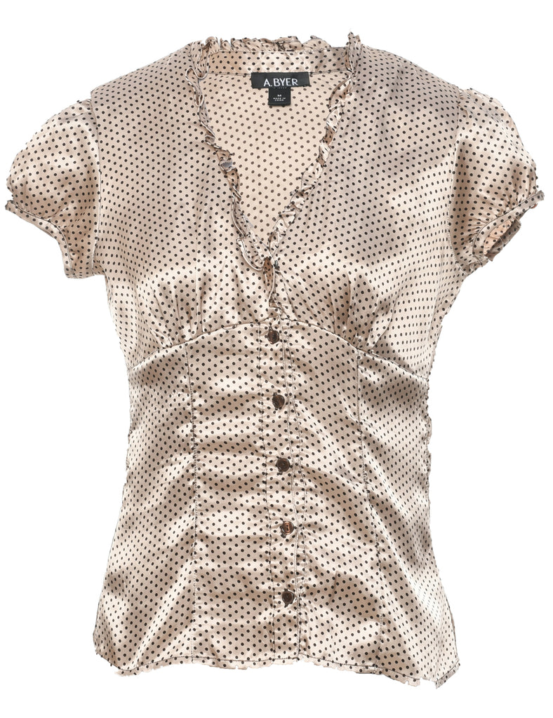 Polka Dot Blouse - M