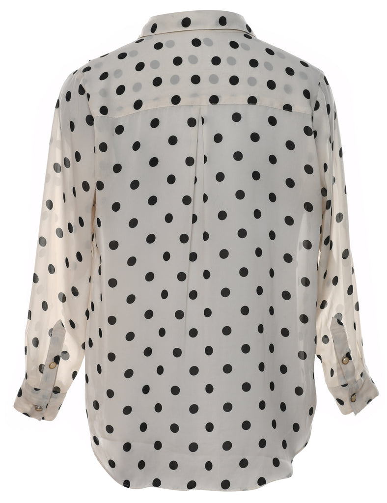 Polka Dot Blouse - L