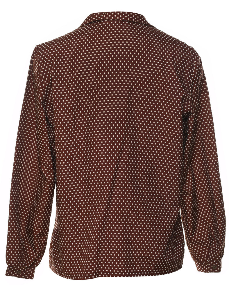 Polka Dot Blouse - L
