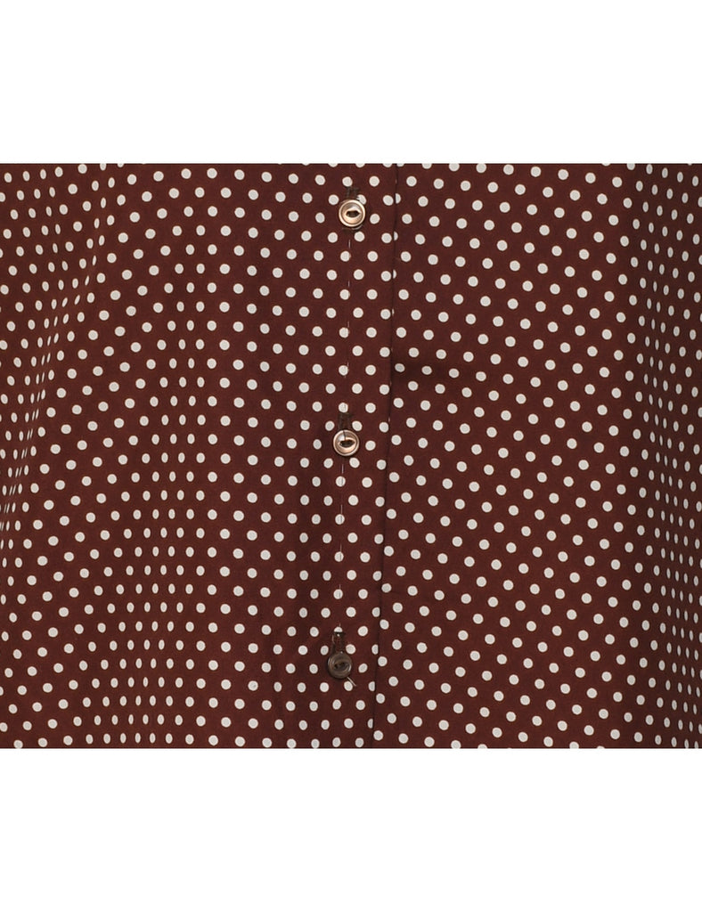 Polka Dot Blouse - L
