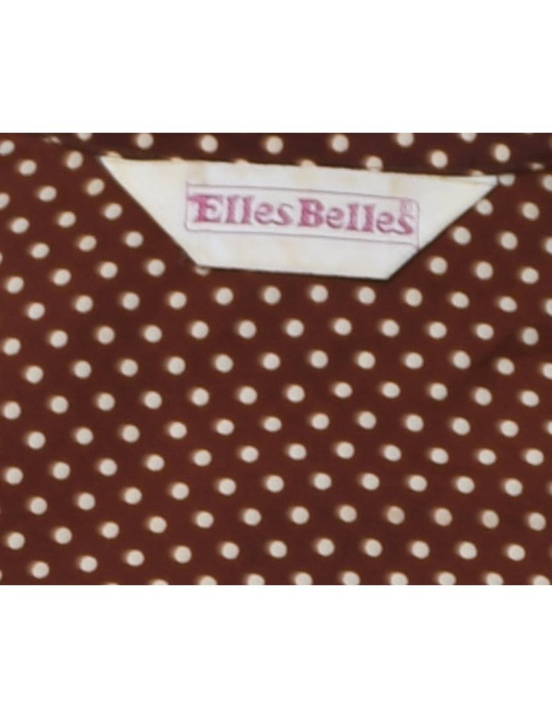 Polka Dot Blouse - L