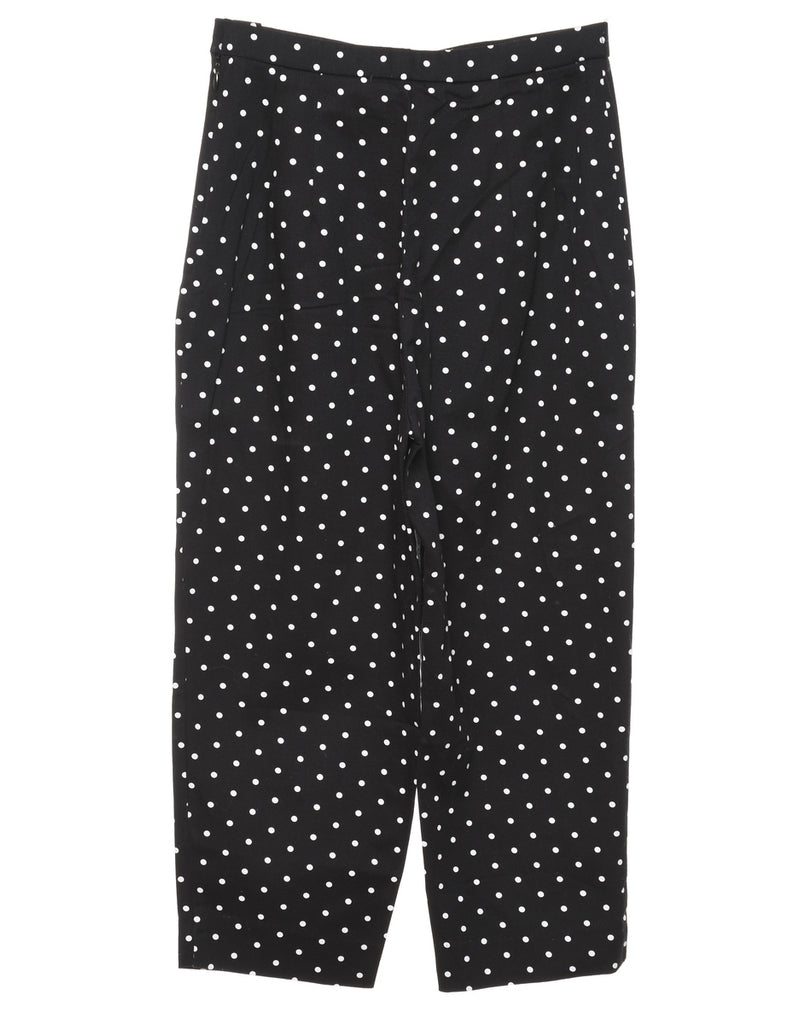 Polka Dot Cropped Trousers - W24 L21