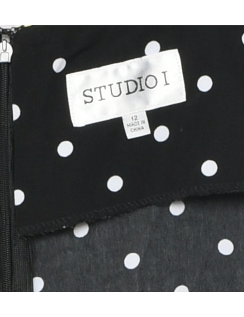 Polka Dot  Dress - L
