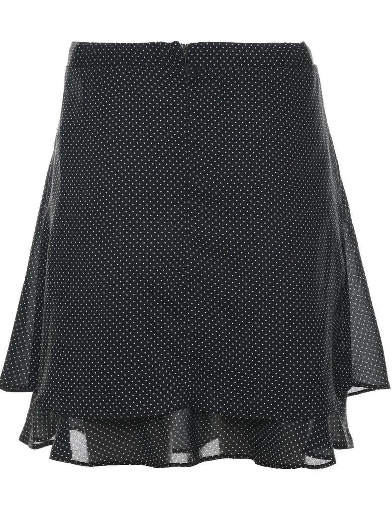 Polka Dot  Flared Skirt - XS