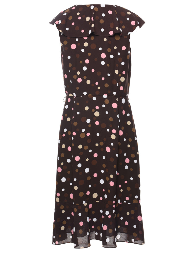Polka Dot Frilly Dress - M