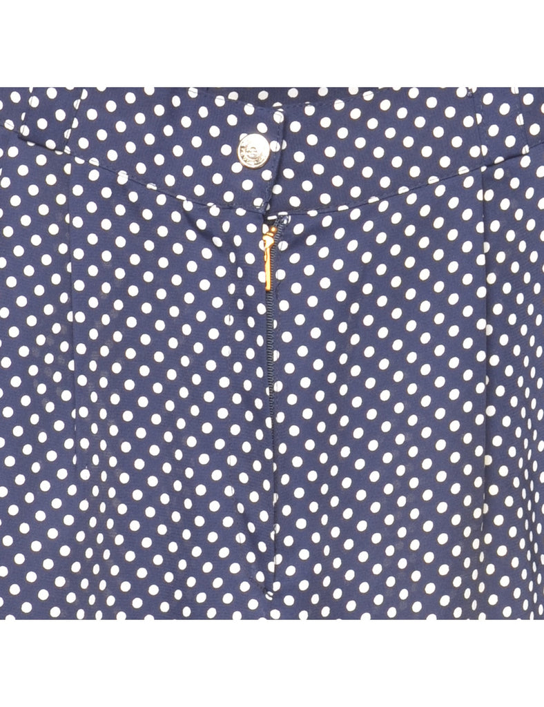 Polka Dot Navy Shorts - W30 L13