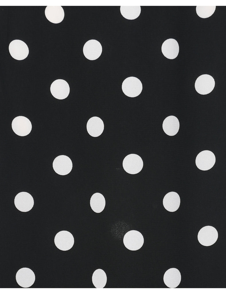 Polka Dot Pencil Skirt - L