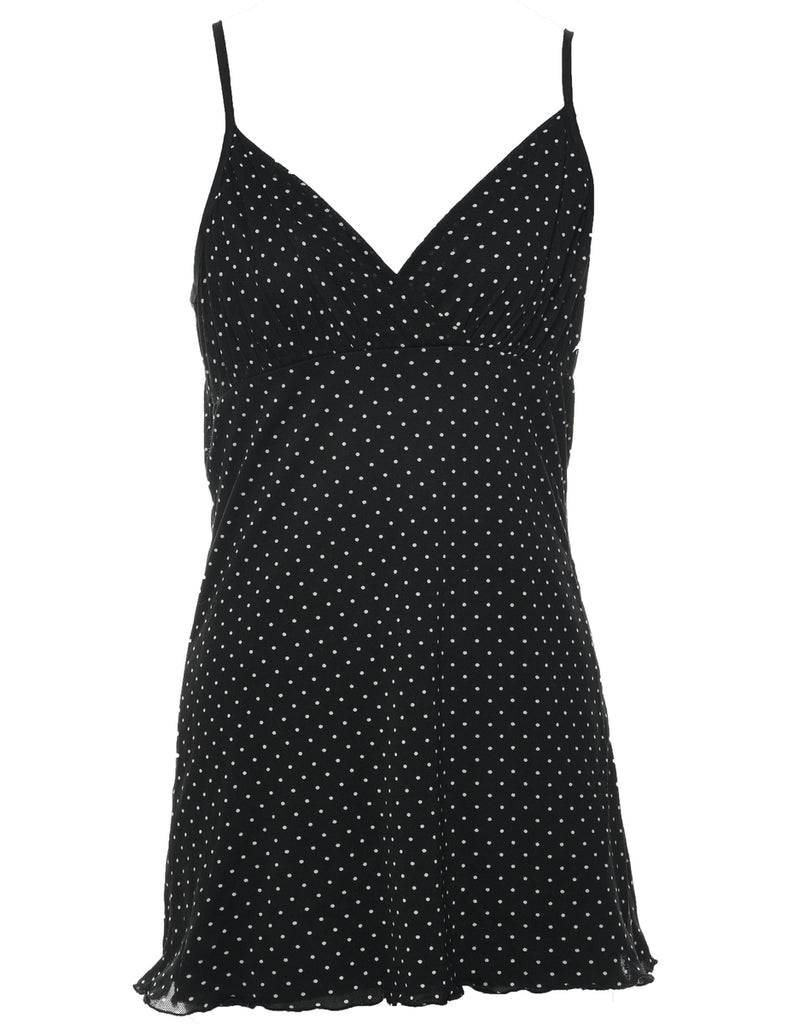 Polka Dot  Strappy Dress - XS
