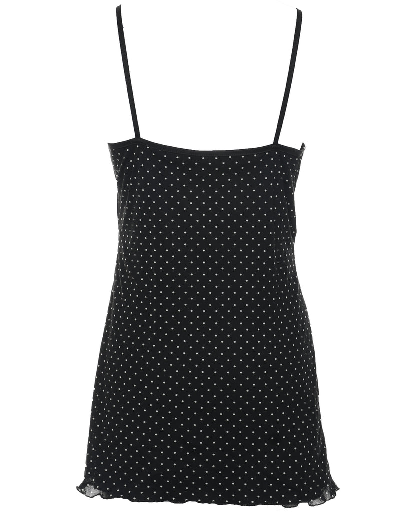 Polka Dot  Strappy Dress - XS