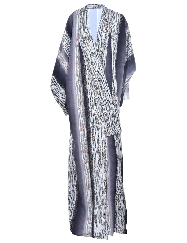 Printed Full Length Kimono - L