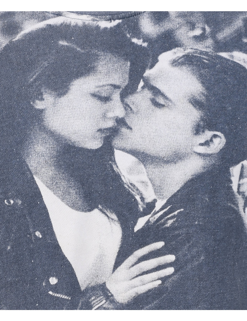 Printed Sweatshirt - L