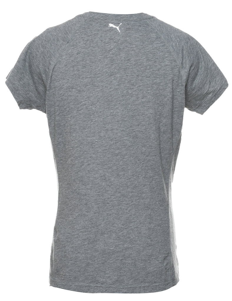 Puma Grey Classic Plain T-shirt - M