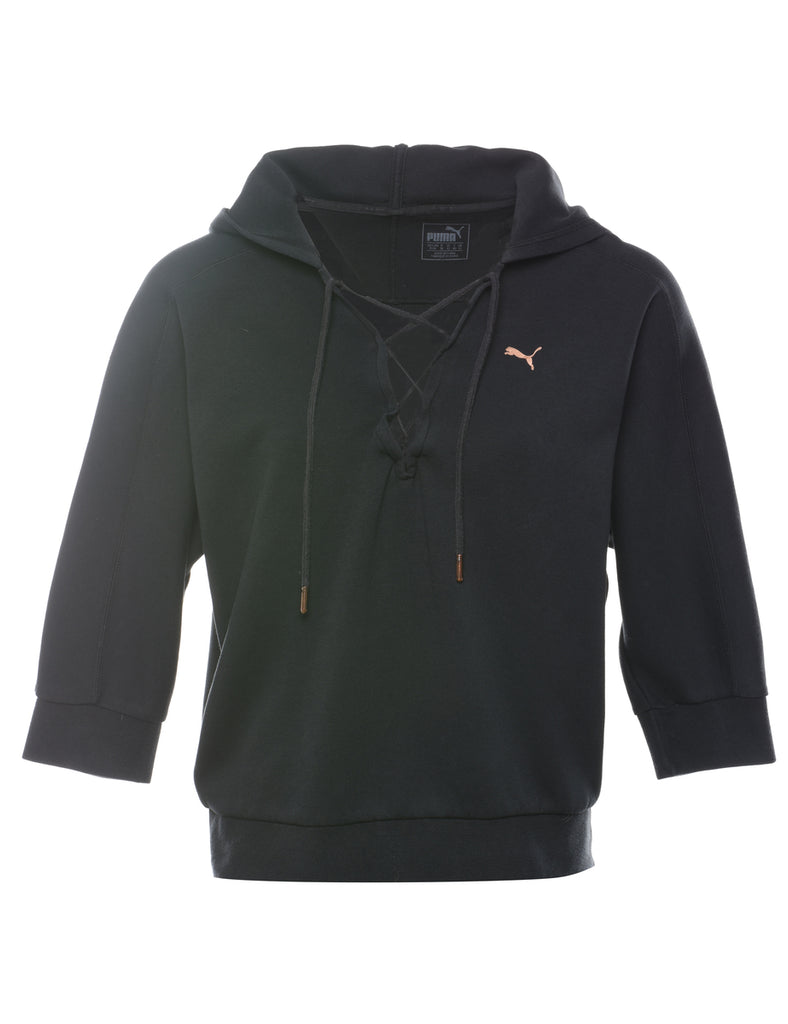 Puma Hooded Cropped Sweatshirt - M