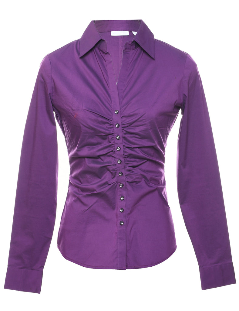 Purple Evening Blouse - XS