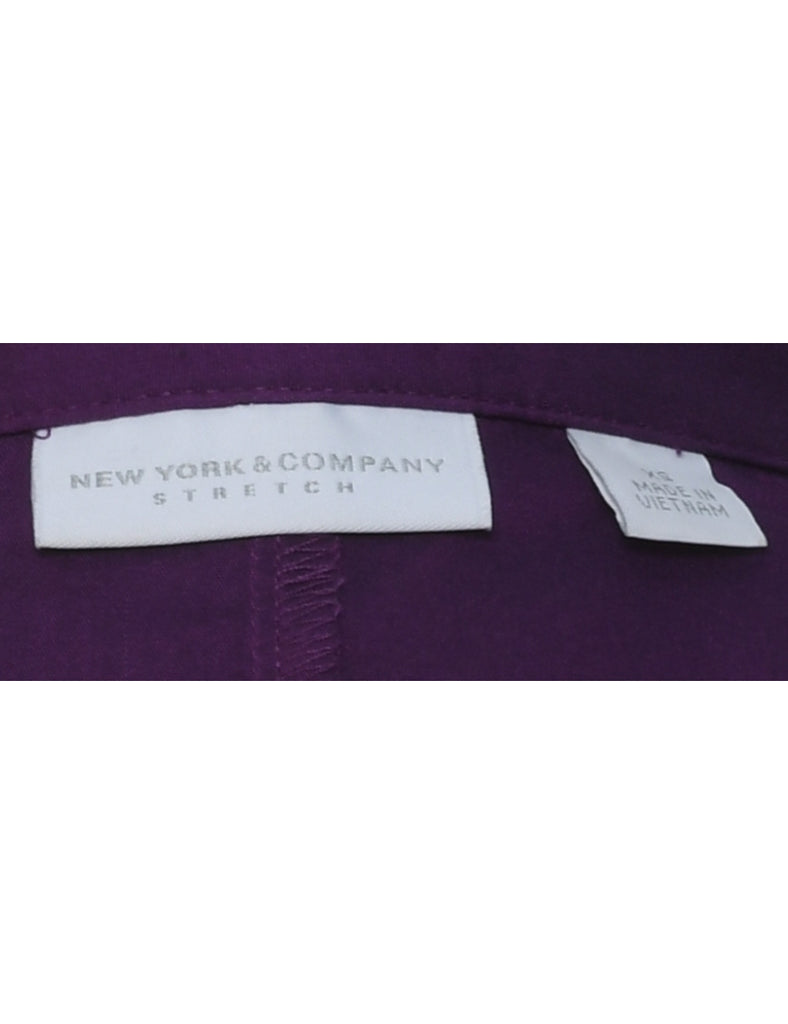 Purple Evening Blouse - XS
