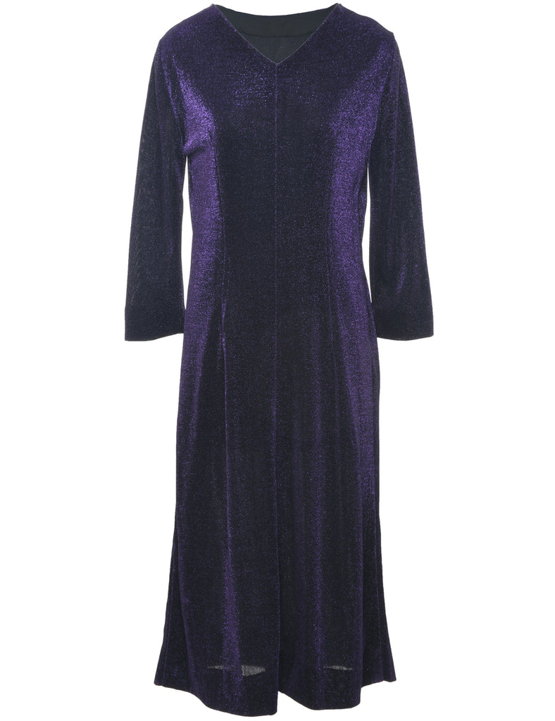 Purple Evening Dress - M