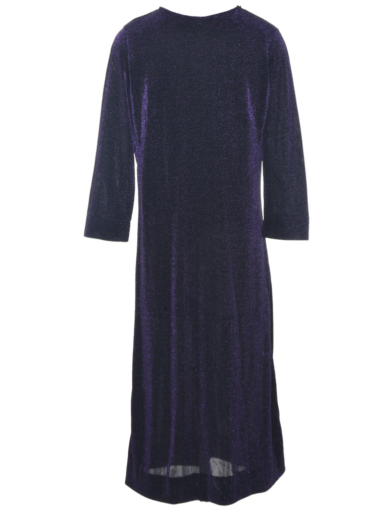 Purple Evening Dress - M