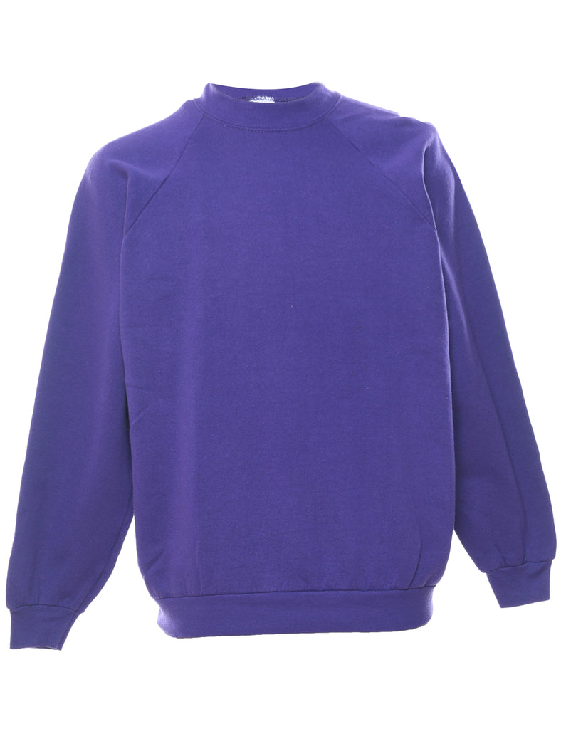 Purple Plain Sweatshirt - XL