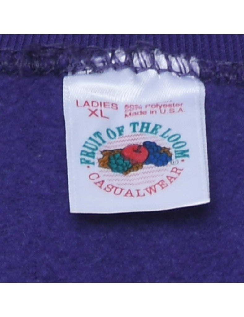 Purple Plain Sweatshirt - XL