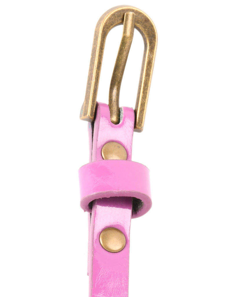 Purple Skinny Belt - M