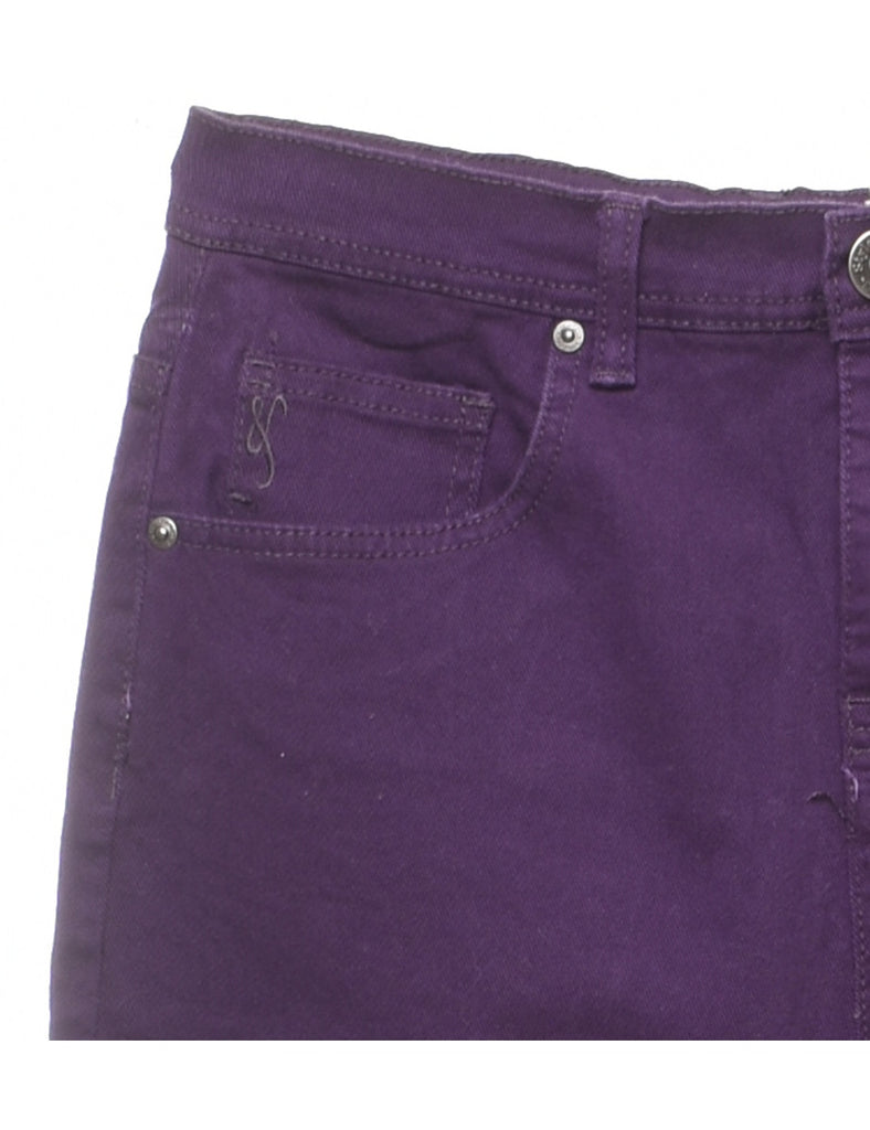 Purple Tapered Jeans - W29 L29