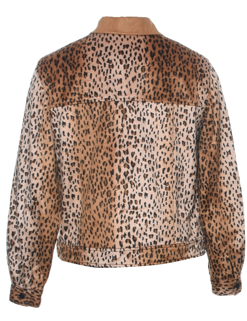 Rafaella Leopard Print Jacket - M
