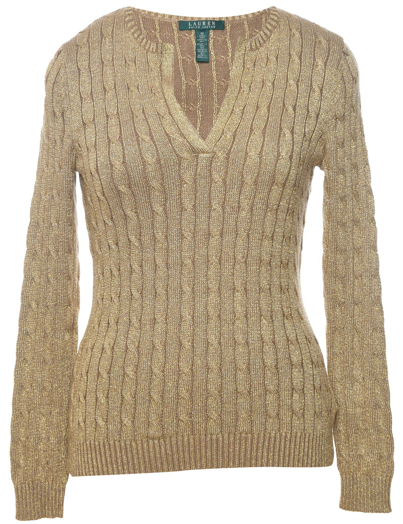 Ralph Lauren Cable Knit Jumper - M