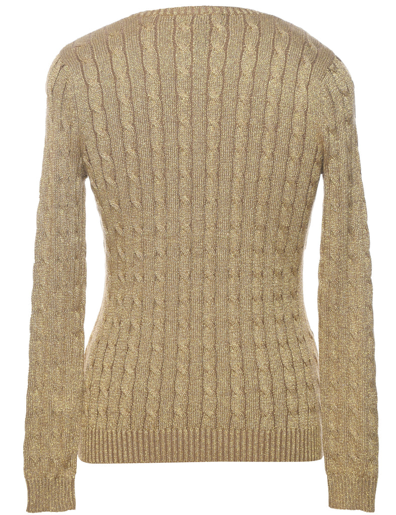 Ralph Lauren Cable Knit Jumper - M