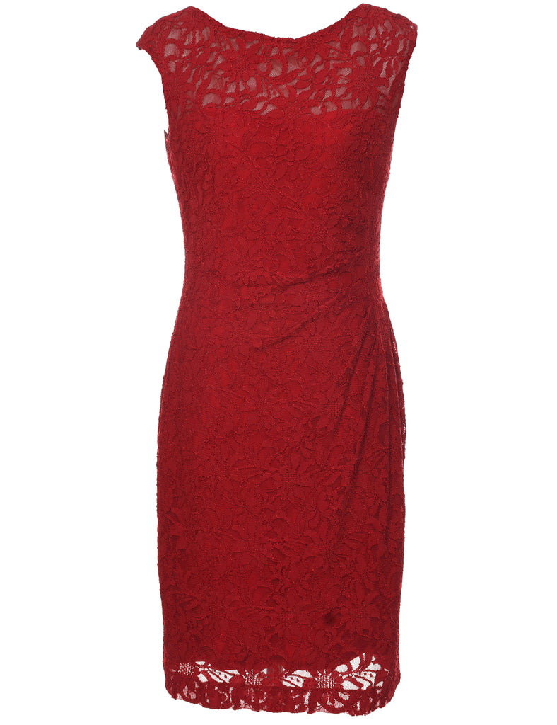 Ralph Lauren Floral Pattern Evening Dress - M