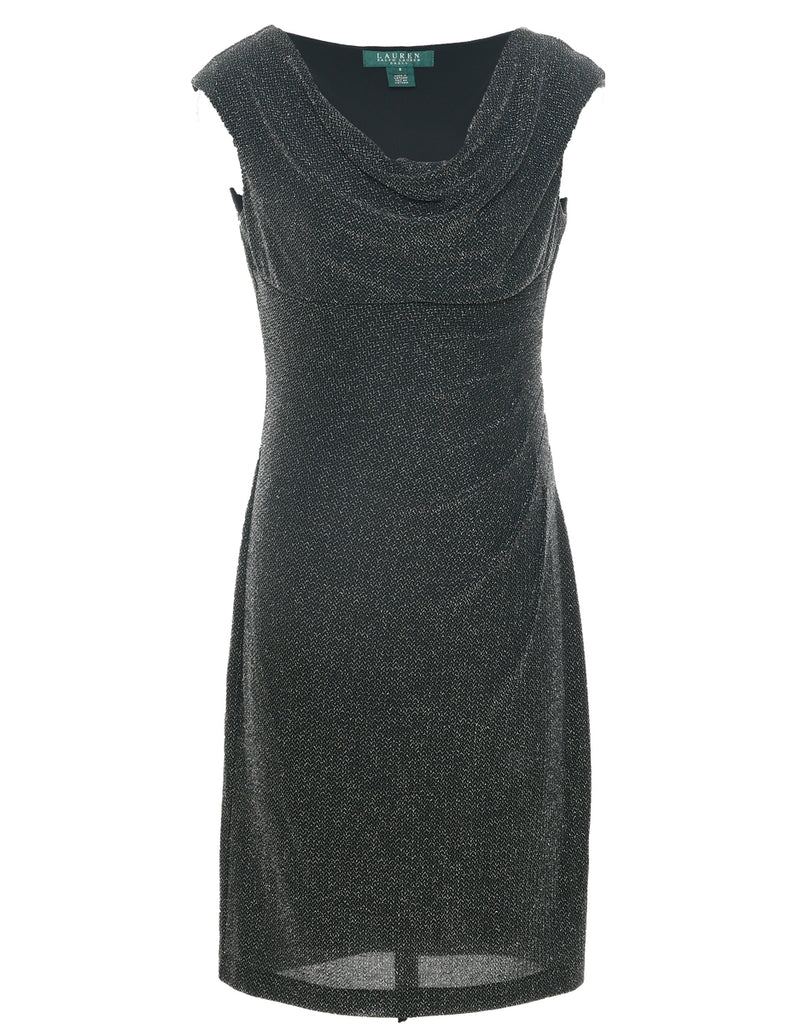 Ralph Lauren Lurex Thread Pattern Evening Dress - S