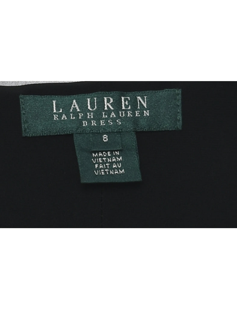 Ralph Lauren Lurex Thread Pattern Evening Dress - S
