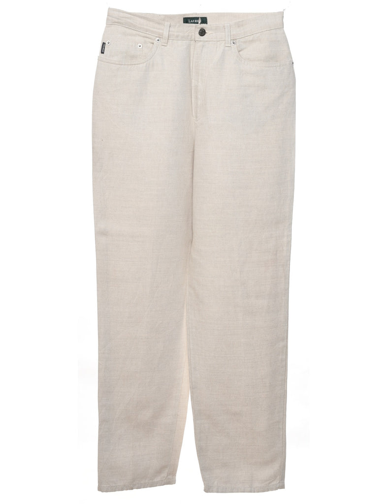 Ralph Lauren Off White Trousers - W30 L31