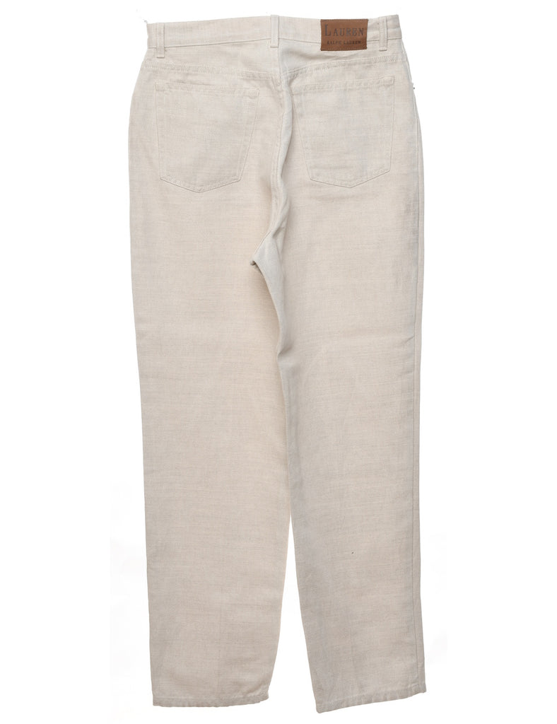 Ralph Lauren Off White Trousers - W30 L31