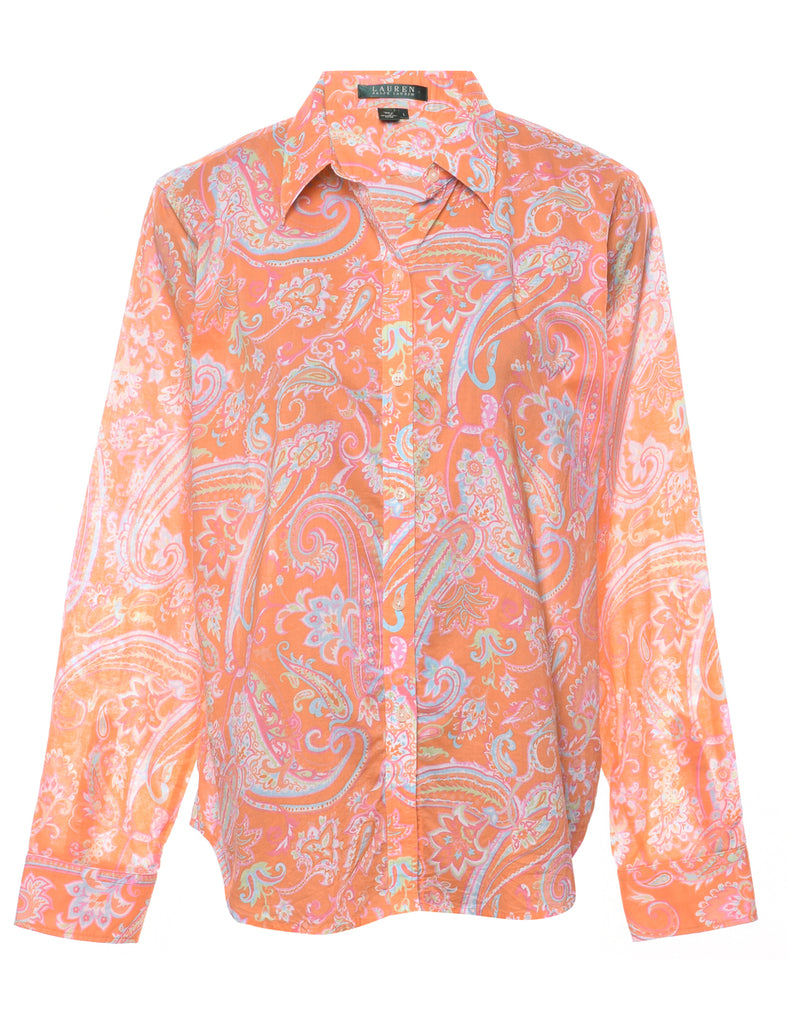 Ralph Lauren Paisley Blouse - L