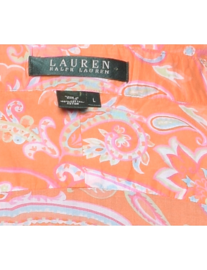 Ralph Lauren Paisley Blouse - L