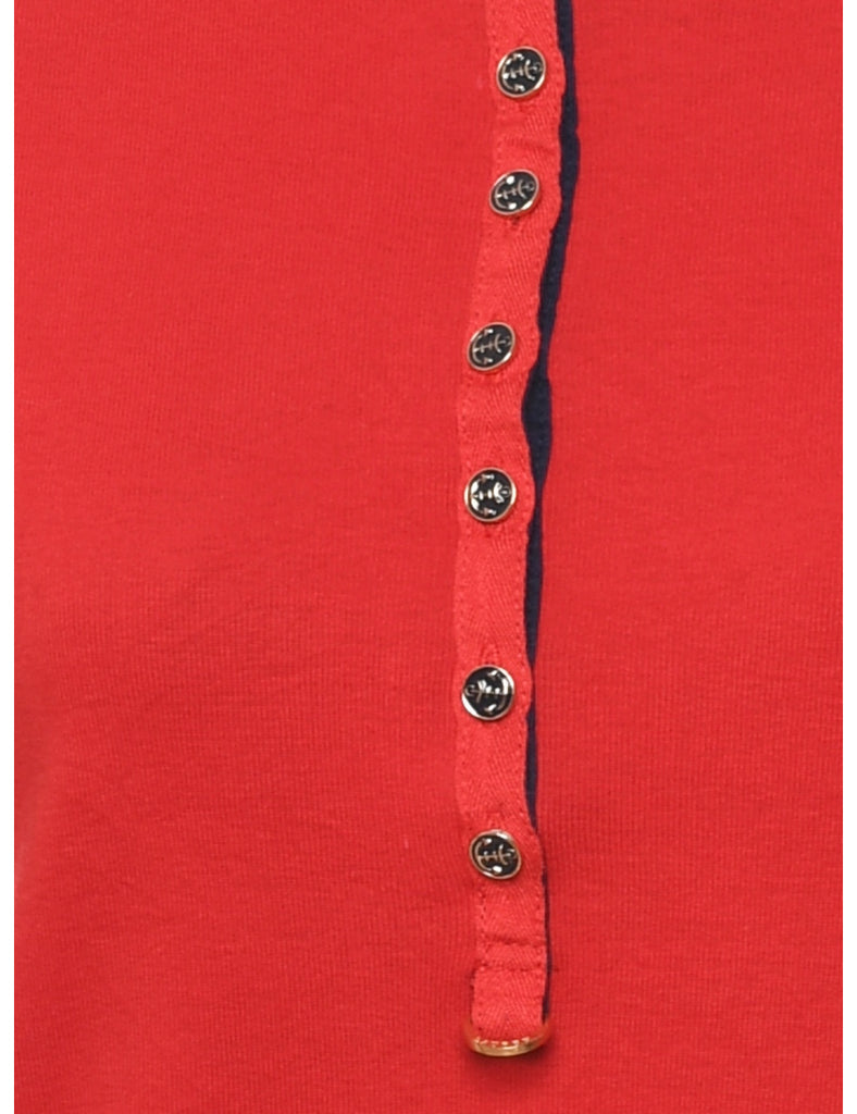 Ralph Lauren Plain Red T-shirt - M