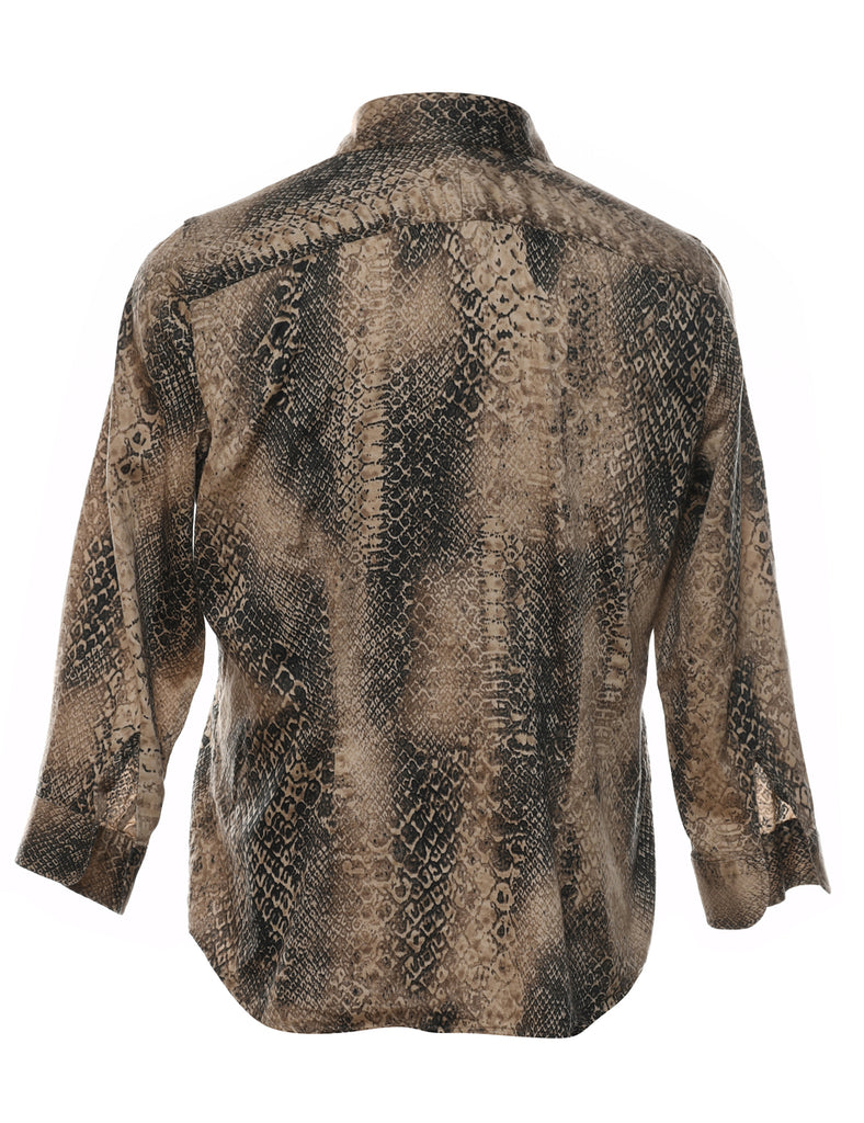 Ralph Lauren Snakeskin Print Shirt - M
