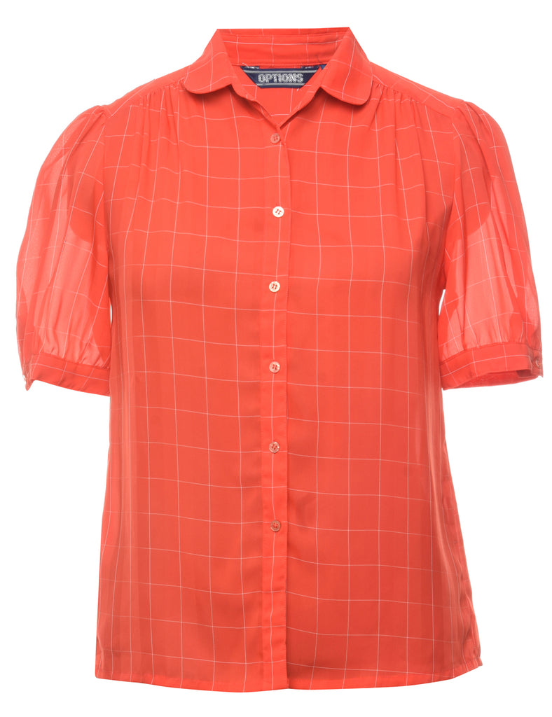 Red Checked Shirt - M
