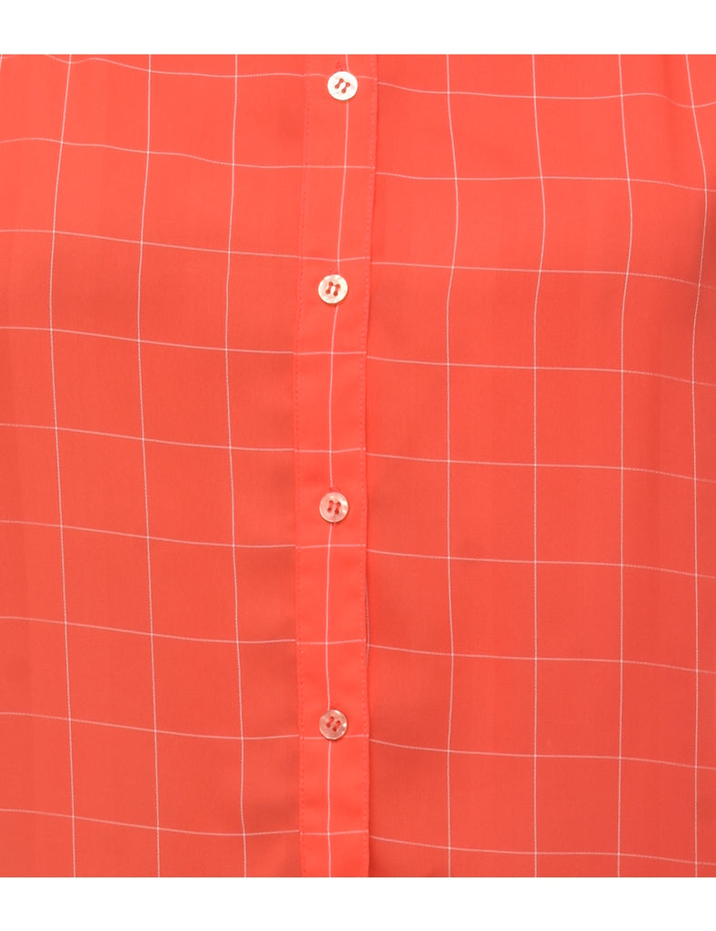 Red Checked Shirt - M