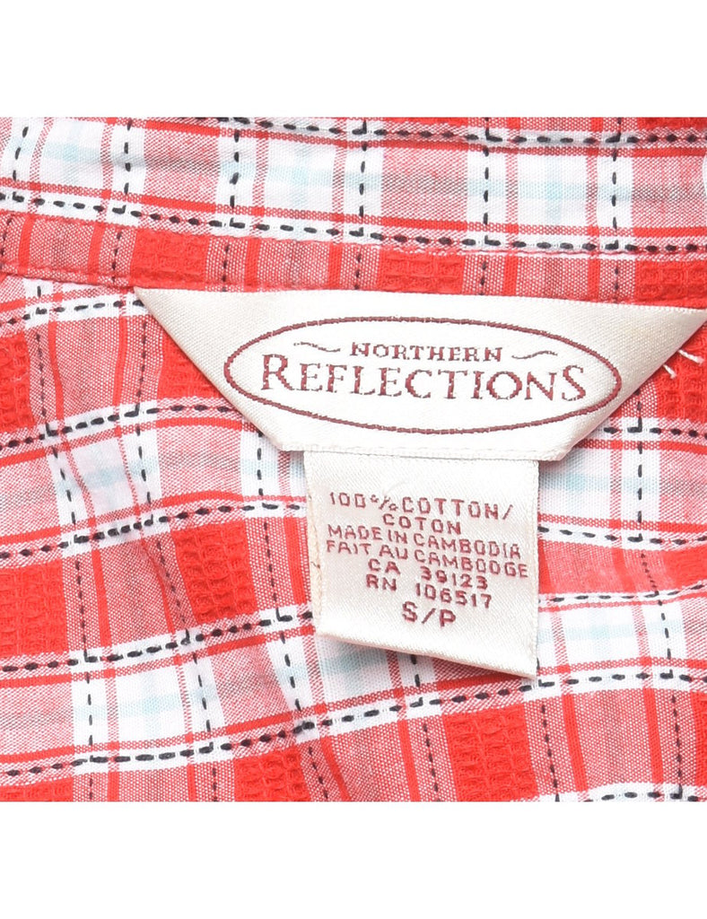Red Checked Shirt - S