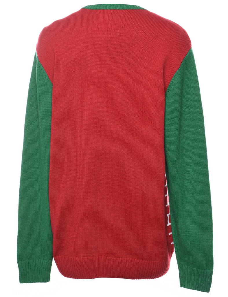Red Christmas Jumper - S