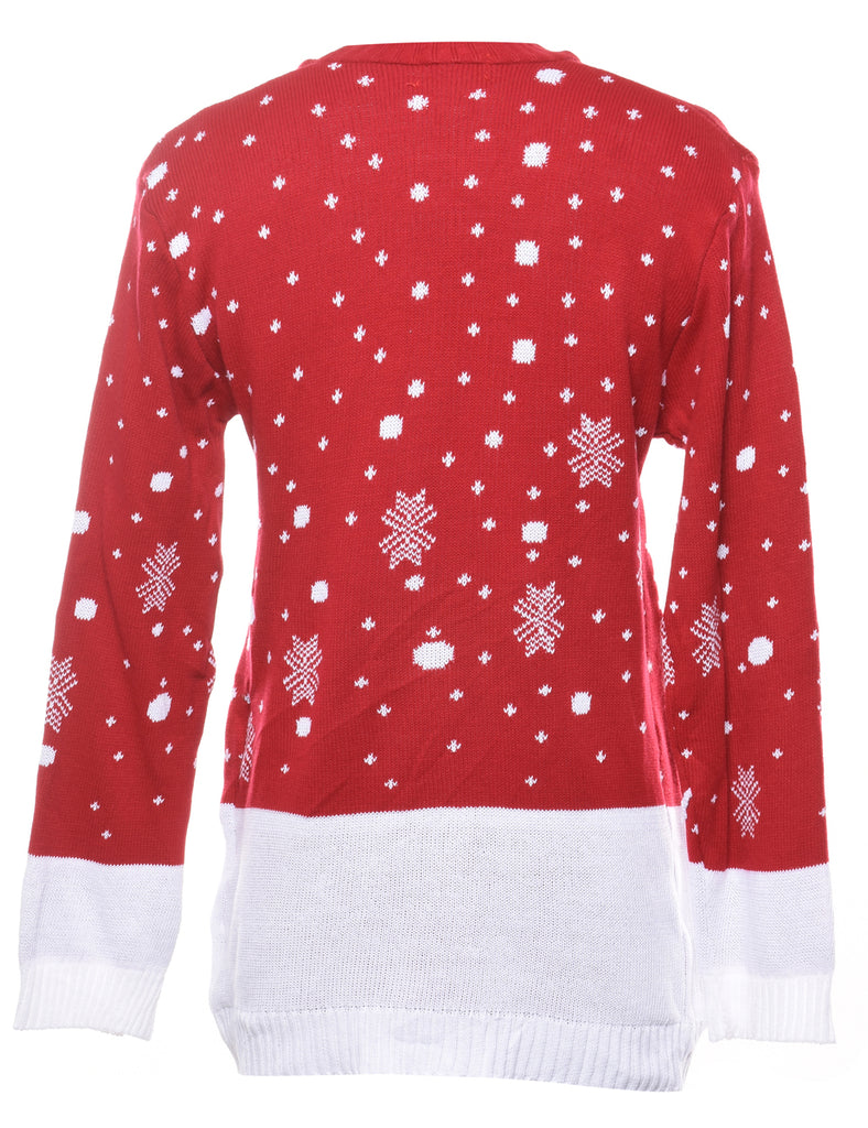Red Christmas Jumper - S