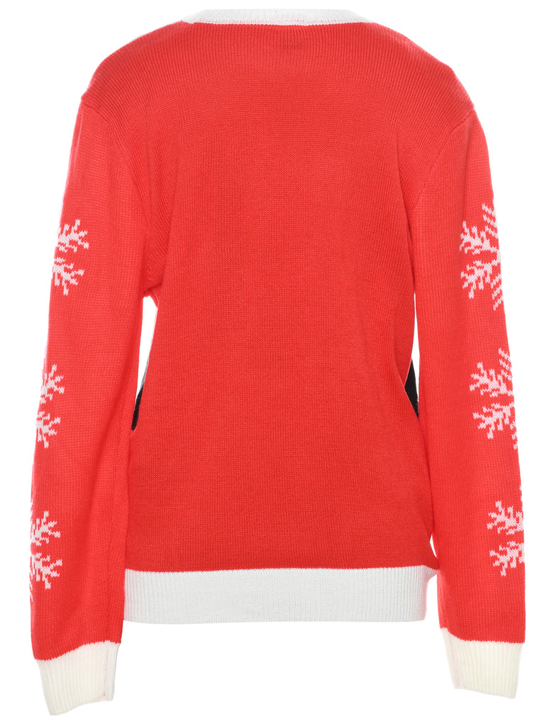 Red Christmas Jumper - M