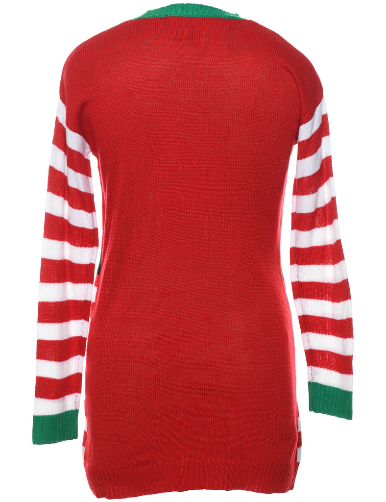 Red Christmas Jumper - M