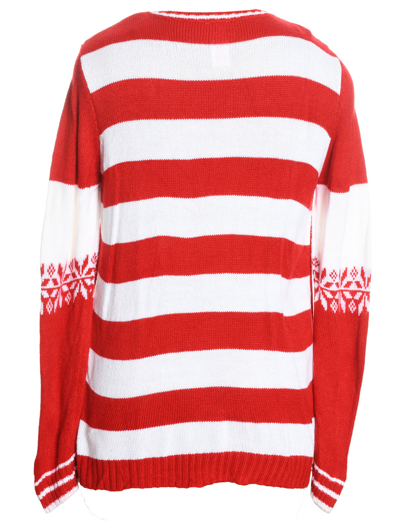 Red Christmas Jumper - M