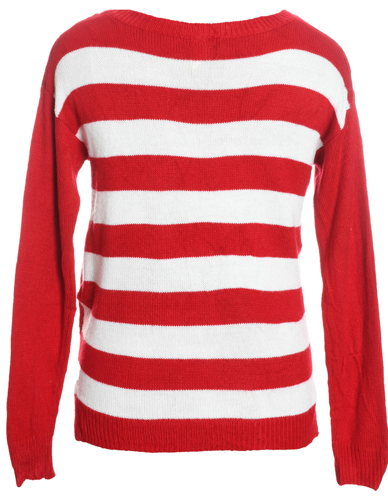Red Christmas Jumper - M