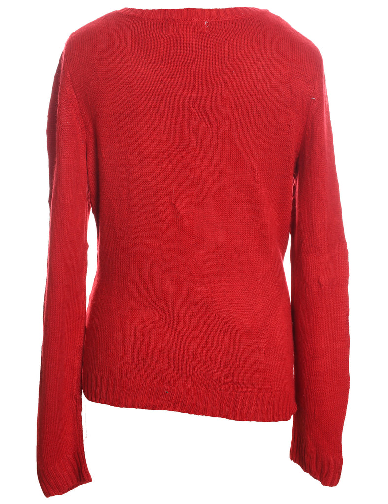 Red Christmas Jumper - XL