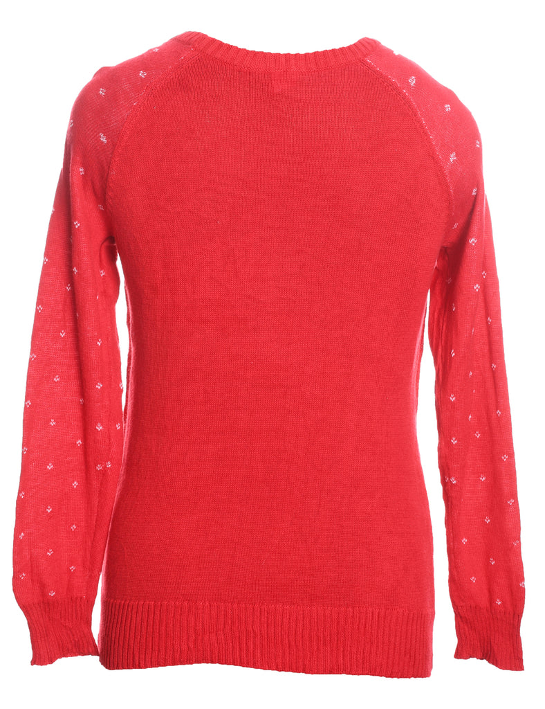 Red Christmas Jumper - S